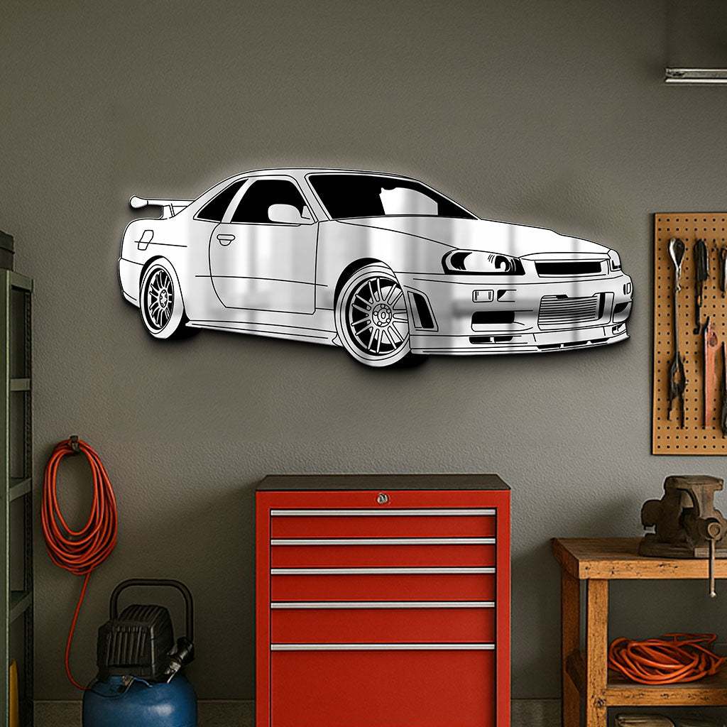 Custom Car Silhouette Mirror